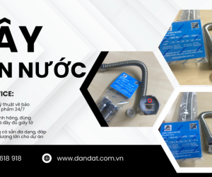 Dây Dẫn Nước Inox Chịu Nhiệt | Dây Cấp Nước Nóng Lạnh | Ống Mềm Dẫn Nước Inox