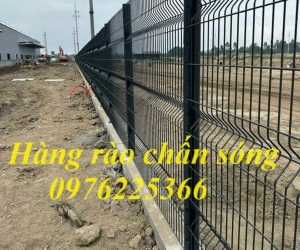 Hàng rào lưới chắn sóng mạ kẽm sơn tĩnh điện