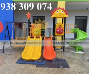 Cầu trượt liên hoàn xích đu lớn, cầu trượt liên hoàn giá rẻ