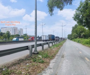 6456M2 75X90 ĐẤT LÚA ĐƯỜNG VÕ TRẦN CHÍ ĐỐI DIỆN BV NHI ĐỒNG TP