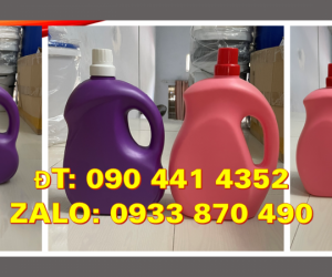 Can nhựa 5 lít đựng dầu dừa, can nhựa vuông 2 lít, can nhựa 1 lít vuông quai 