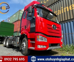Xe đầu kéo FAW J6P máy 375Hp siêu tiết kiệm nhiên liệu