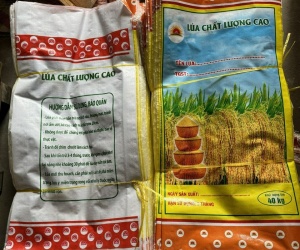 Bao bì đựng lúa giống 40kg, hàng có sẵn số lượng lớn tại kho