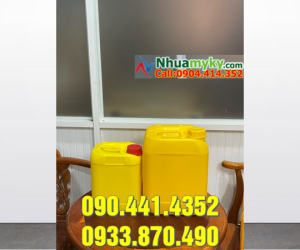 Can nhựa 10 lít chất lượng tốt, can nhựa 22 lít đựng hóa chất chống trượt 