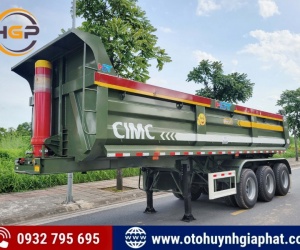 Mooc ben tự đổ CIMC Huajun tối ưu cho vận chuyển nguyên vật liệu