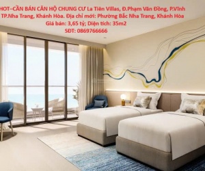 HOT HOT–CẦN BÁN CĂN HỘ CHUNG CƯ La Tiên Villas, Đ.Phạm Văn Đồng, P.Vĩnh Hòa, TP.Nha Trang, Khánh Hòa