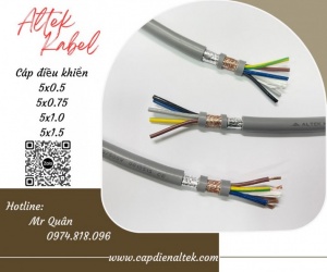 Cáp điều khiển Altek Kabel SH-500 5G1.5 – chống nhiễu