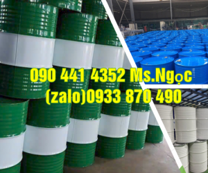 Thùng phuy sắt giá thấp, thùng phuy sắt đựng hóa chất xây dựng 