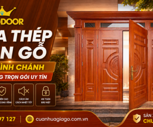 Cửa Thép Vân Gỗ Tại Bình Chánh | Thi Công Trọn Gói Uy Tín