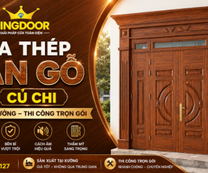 Cửa Thép Vân Gỗ Tại Củ Chi | Giá Tận Xưởng, Thi Công Trọn Gói