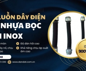 Ống Luồn Dây Điện Bọc Nhựa Bọc Lưới Inox - Giá Tốt