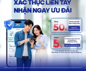 MobiFone tặng 50% ưu đãi cho thuê bao xác thực thông tin  