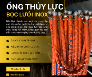 Ống Thủy Lực Bọc Lưới Inox Và Các Dòng Ống Kim Loại Chịu Áp Lực Cao Được Ưa Chuộng Hiện Nay