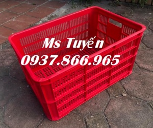 Sọt nhựa, sọt nguyên sinh trong kho lạnh, sọt chứa hải sản