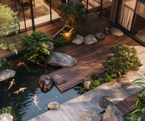 Sân vườn đẹp như Resort – Không còn là nỗi lo bão dưỡng! -	Cắt tỉa cỏ và tạo dáng cây cảnh nghệ thuậ
