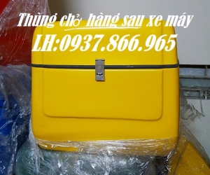 Thùng giao đồ ăn vặt, thung ship, thùng composite, giá thùng chở hàng bao nhiêu