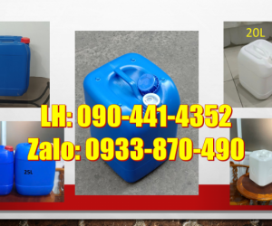 Can nhựa 24 lít đựng kiềm, can nhựa 25 lít đựng sút, can nhựa 30 lít đựng dung dịch tẩy rửa sét