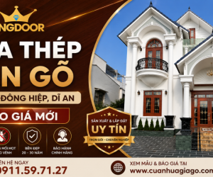 Cửa Thép Vân Gỗ Tại Tân Đông Hiệp, Dĩ An | Báo Giá Mới
