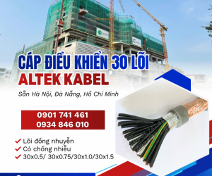 Nhà phân phối cáp điều khiển Altek Kabel 30 lõi chống nhiễu