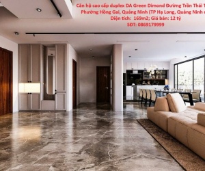 Bán căn hộ cao cấp duplex DA Green Dimond Đường Trần Thái Tông, Phường Hồng Gai, Quảng Ninh