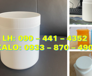 Hủ nhựa 200g nắp garenti, hộp nhựa 100g, lọ nhựa 50g đựng bã cà phê organic 