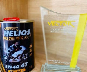 VECTOR HELIOS 5W40 dành cho xe PKL, xe côn tay giá tốt toàn quốc