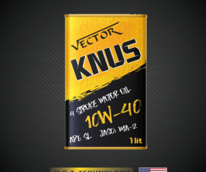 Nhớt xe máy VECTOR KNUS 15W-40 giá tốt, giao hàng miễn phí tại HCM