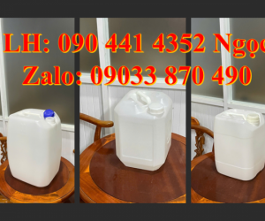 Thùng nhựa 24 lít đựng vi sinh, can chứa xăng dầu 25 lít, can nhựa 30 lít đựng gel