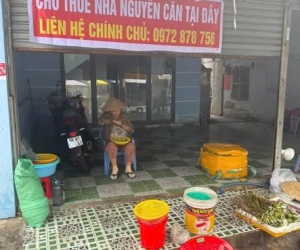 CHO THUÊ NHÀ NGUYÊN CĂN MẶT TIỀN ĐẸP CHỢ DÃN DÂN HIỆP THÀNH ,QUẬN 12