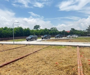 Cách chợ Bến 7p có ngay lô đất thị trấn giá đầu tư 97m 593tr đường thông 2 ôtô