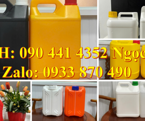 Can nhựa 0.5 lít theo yêu cầu, can nhựa 1 lít dày, can nhựa 2 lít đựng hóa chất có sẵn 