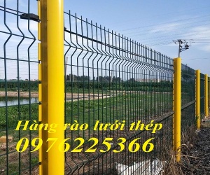 Hàng rào sơn tĩnh điện D4, D5, D6 giá tại xưởng 