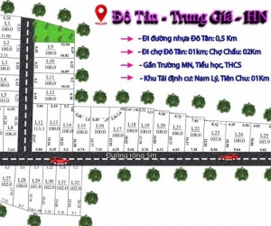 E THỊNH MỞ BÁN NHIÊU LÔ ,GIÁ CHỈ HƠN 700 TR DT 100 M FUN THỔ CƯ , ĐỊA CHỈ TẠI TRUNG GIÃ TP HÀ NỘI ,
