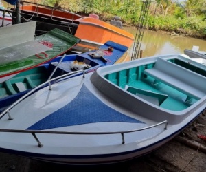 Mẫu cano dài 4m, Thuyền đi sông, biển giao hàng toàn quốc