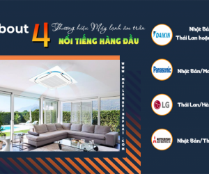 Tổng hợp chi tiết về 4 thương hiệu Điều hòa âm trần cassette nổi tiếng hàng đầu