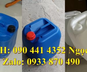 Can nhựa 30 lít đựng thuốc thú y, can nhựa 25 lít đựng axit, can nhựa 20 lít đựng kiềm 