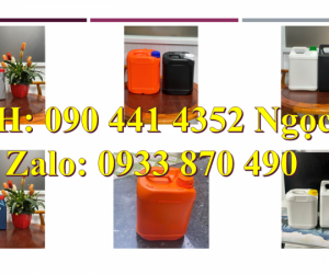 SX can nhựa 0.5 lít cao cấp, can 1 lít an toàn thực phẩm, can nhựa 2 lít màu theo yêu cầu 