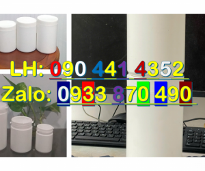 Hộp nhựa 250g trắng, hủ nhựa đựng 500g vuông, hủ nhựa 1 ký nắp garenti 