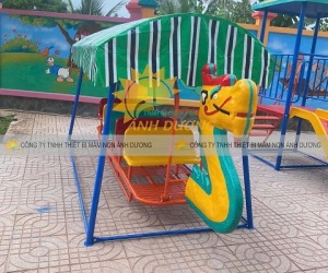 Xích đu thuyền rồng mầm non, xích đu treo mầm non