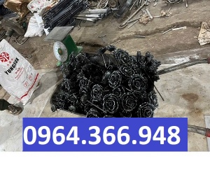 Hoa hồng rèn tay cho các sản phẩm sắt mỹ thuật cao cấp
