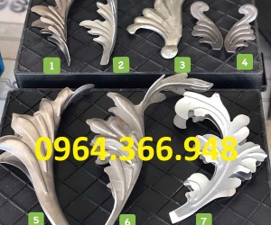 Lá cong tôn dập trang trí cho cổng và lan can