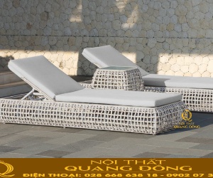 Ghế hồ bơi giả mây QD - 588 cho không gian của bạn