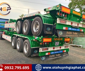 Mooc cổ cò CIMC Dongyue Patec 3 trục 45 feet tải 32.85 tấn mẫu mới 2026