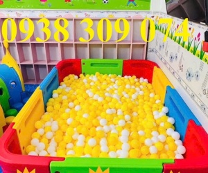 Nhà banh nhựa mầm non, nhà banh mini dành cho trẻ em