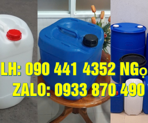 Can nhựa 22 lít đựng chất tạo bọt khí, can nhựa 24 lít đựng chất tẩy trắng dạng loãng 
