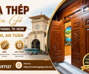 Cửa Thép Vân Gỗ Tại Bến Thành, TP. HCM | Đẹp, Bền, An Toàn