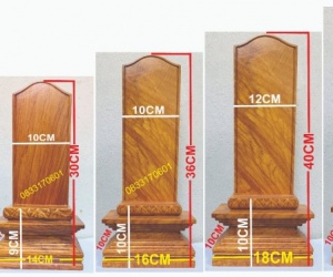 Bài vị gỗ mẫu đẹp, bài vị thờ mẫu đẹp, bài vị gia tiên mẫu đẹp