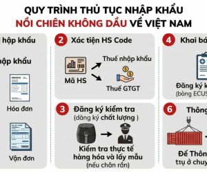 Thủ tục nhập khẩu nồi chiên không dầu