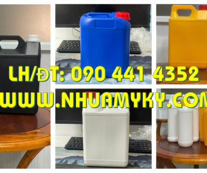 Bán can nhựa 5 lít đựng mật ong, can nhựa 2 lít đựng thực phẩm có chứng nhận, can nhựa 1 lít giá rẻ