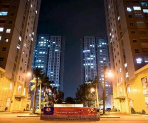 Bán CC HQC Plaza, Nguyễn Văn Linh, 1,45 tỷ, 55m2, 2PN, 2VS. Sổ hồng cầm tay, Bank hỗ trợ vay 1,1 tỷ